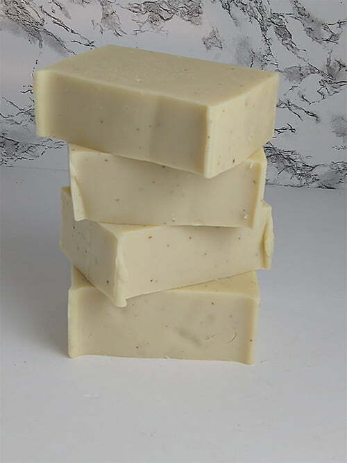Yogurt Banana Soap with Poppy Seeds Fragrance Free by Romantic Scents