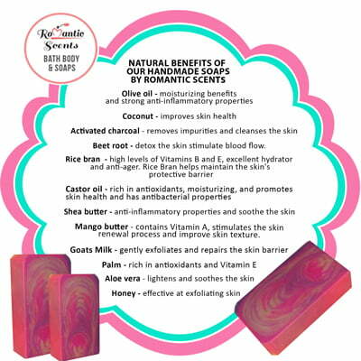 Natural Soap Benefits by Romantic Scents