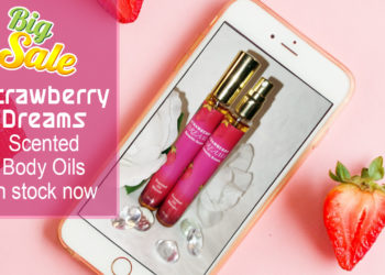 Strawberry Dreams Scented Body OIl Cover