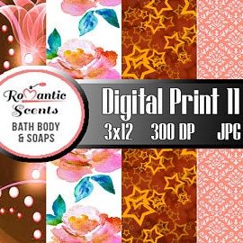 Digital Print for Scrapbooking or Digital Print for Soap Wrapper Labels