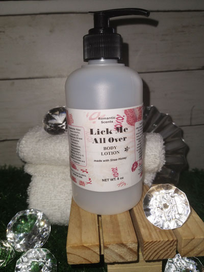 Hand Body Lotion Lick Me All Over
