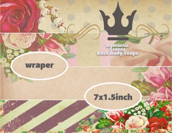 Digital Print for Scrapbooking or Digital Print for Soap Wrapper Labels