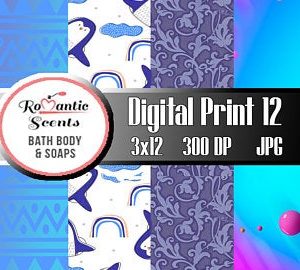 Digital Print for Scrapbooking or Digital Print for Soap Wrapper Labels