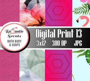 Digital Print for Scrapbooking or Digital Print for Soap Wrapper Labels