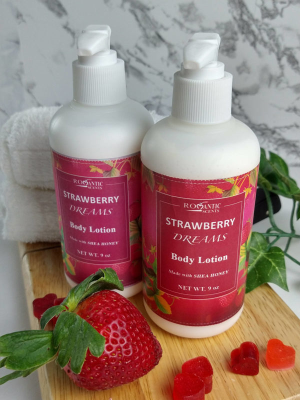 Strawberry Dreams Body Lotion by Romantic Scents