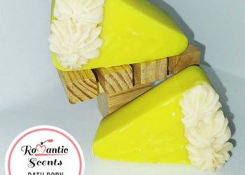 Banana Soap Pie Slice Soap Romantic Scents Real Banana Soap