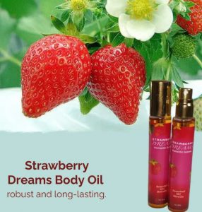 Strawberr Dreams Body Oil Romantic Scents