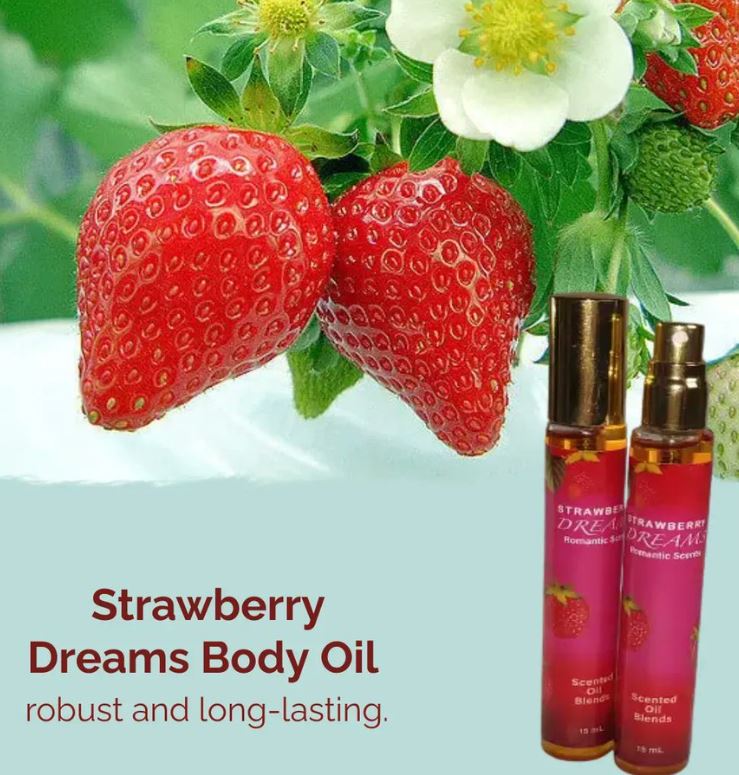 Strawberry Dreams Body Oil Romantic Scents