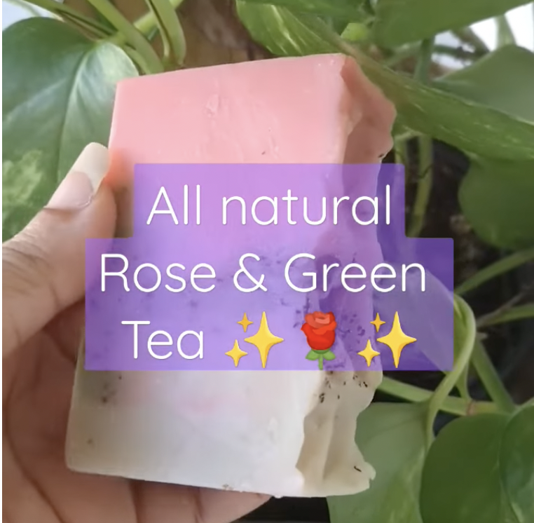 Rose Green Tea Soap by Romantic Scents