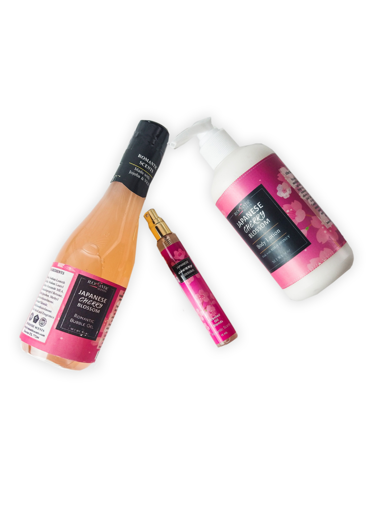 Japanese Cherry Blossom Gift Set of 3 » Romantic Scents