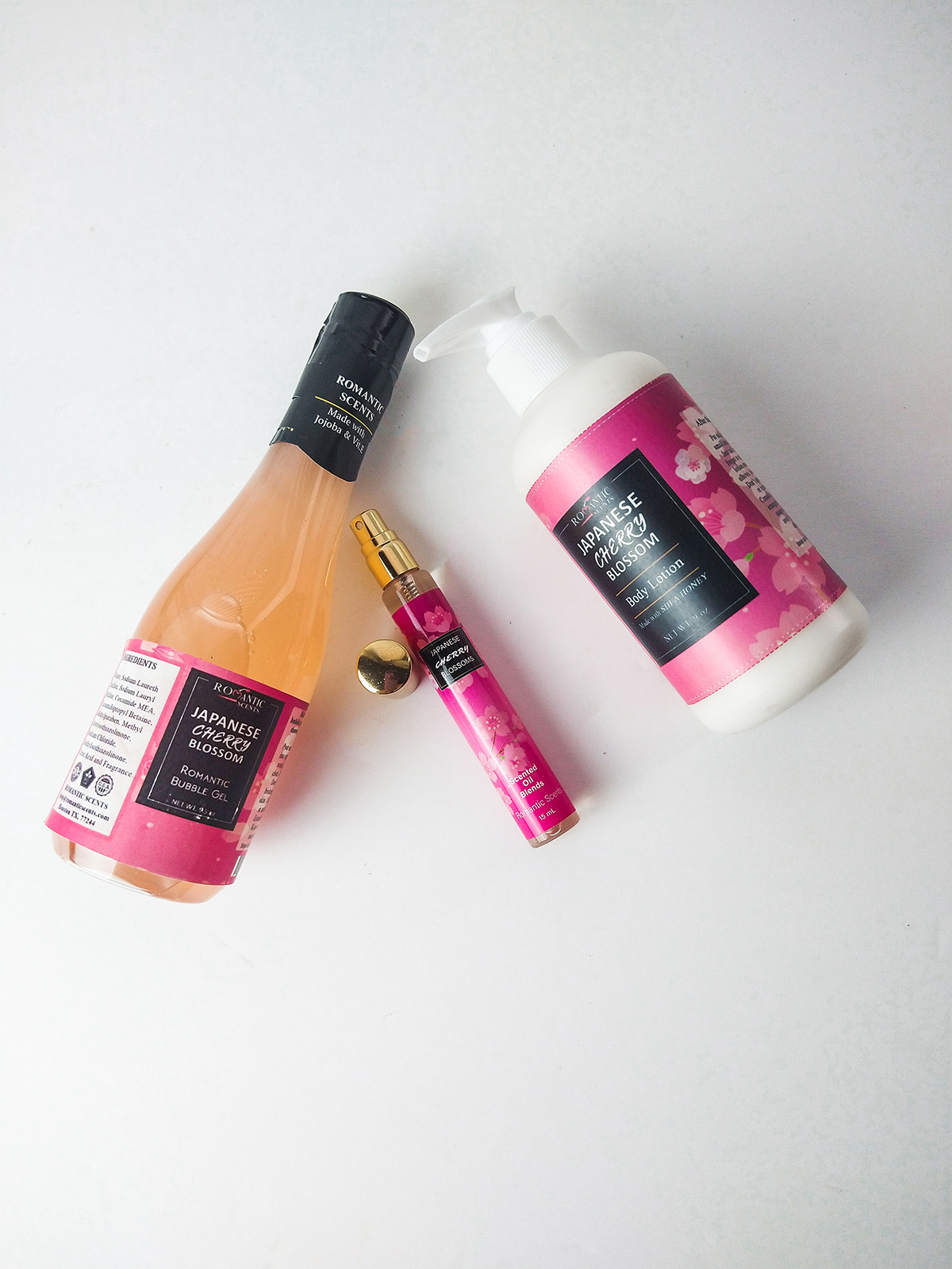 Japanese Cherry Blossom Gift Set of 3 » Romantic Scents