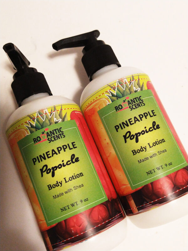 Pineapple Popsicle Lotion by Romantic Scents Bath Body Soaps