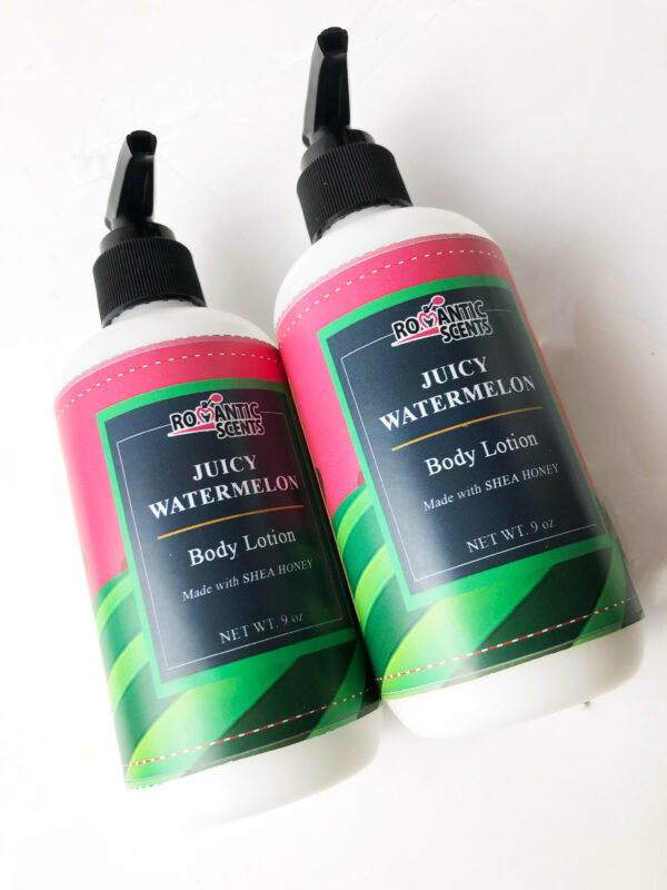 Juicy Watermelon Body Lotion by Romantic Scents Bath Body Soaps