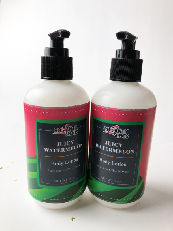 Juicy Watermelon Body Lotion by Romantic Scents Bath Body Soaps
